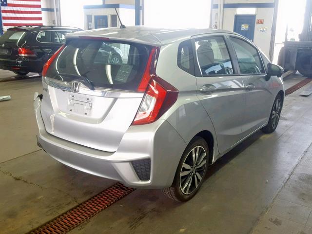 3HGGK5H88FM734196 - 2015 HONDA FIT EX SILVER photo 4