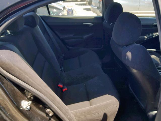 2HGFA1F64BH550262 - 2011 HONDA CIVIC LX-S Սև լուսանկար 6