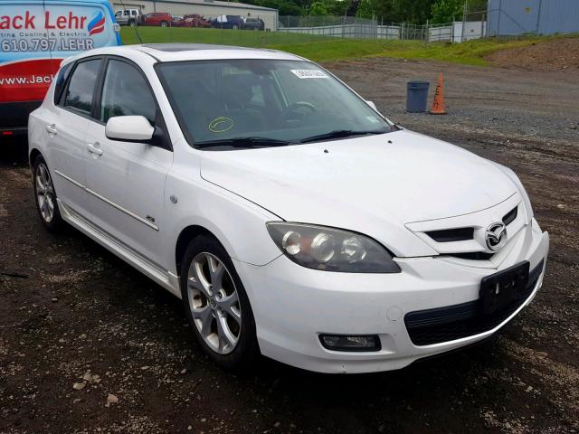 JM1BK344481799157 - 2008 MAZDA 3 HATCHBAC WHITE photo 1