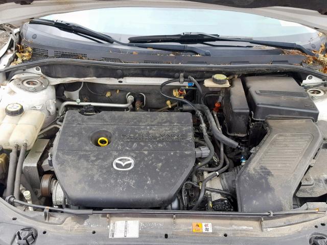 JM1BK344481799157 - 2008 MAZDA 3 HATCHBAC WHITE photo 7