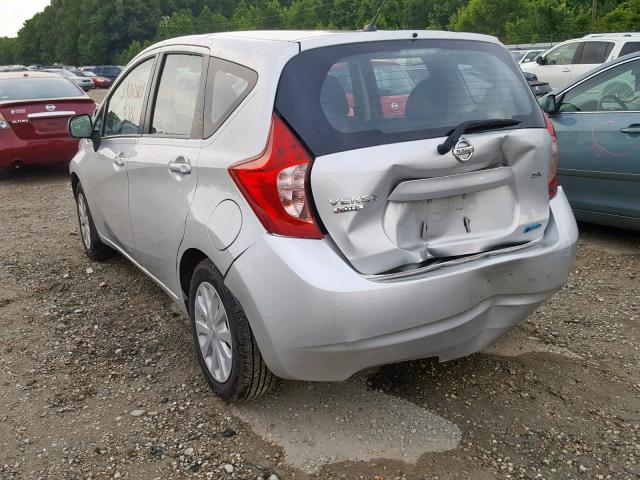 3N1CE2CP4EL413930 - 2014 NISSAN VERSA NOTE SILVER photo 3