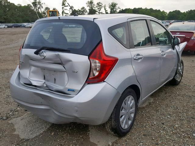 3N1CE2CP4EL413930 - 2014 NISSAN VERSA NOTE SILVER photo 4