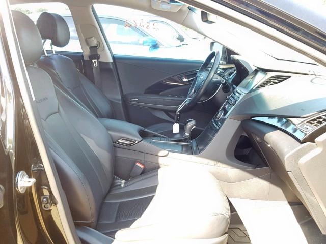 KMHFH4JG6GA550258 - 2016 HYUNDAI AZERA LIMI BLACK photo 5