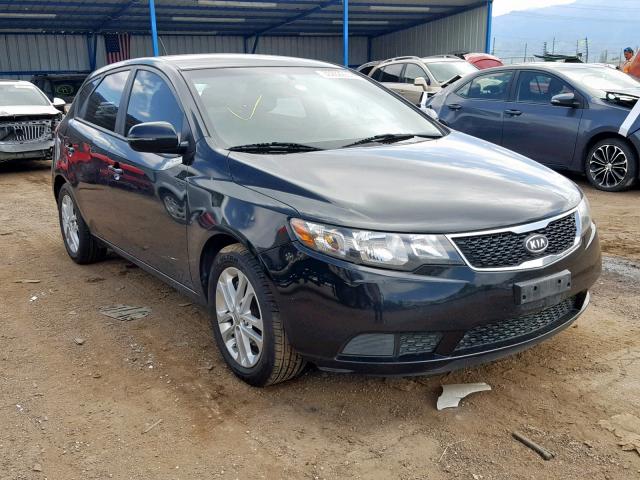 KNAFU5A22C5592582 - 2012 KIA FORTE EX BLACK photo 1