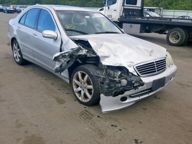 WDBRF40J54A545681 - 2004 MERCEDES-BENZ C 230K SPO SILVER photo 1