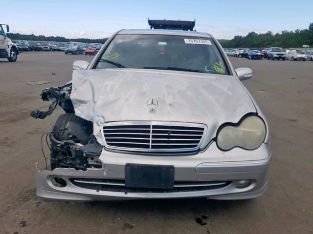 WDBRF40J54A545681 - 2004 MERCEDES-BENZ C 230K SPO SILVER photo 7