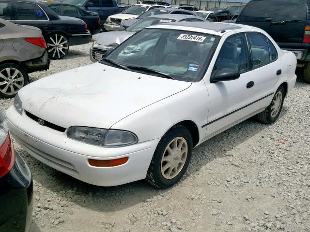 1Y1SK5286SZ014286 - 1995 GEO PRIZM LSI WHITE photo 2