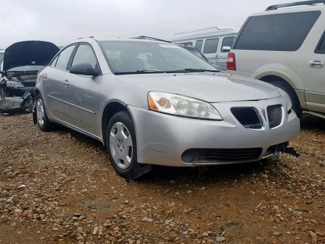 1G2ZF58B774266521 - 2007 PONTIAC G6 VALUE L GRAY photo 1