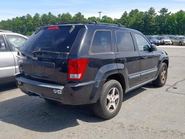 1J8GR48K87C632456 - 2007 JEEP GRAN CHER BLACK photo 4