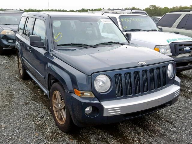 1J8FF48W07D372247 - 2007 JEEP PATRIOT LI BLUE photo 1