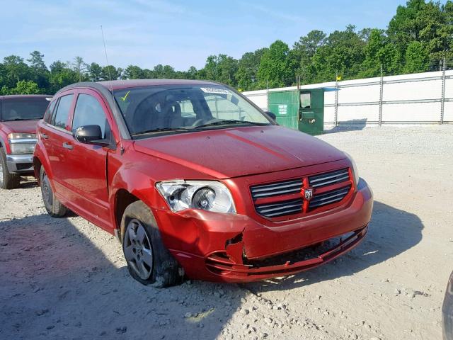 1B3HB28B88D586922 - 2008 DODGE CALIBER BURGUNDY photo 1