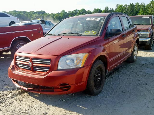 1B3HB28B88D586922 - 2008 DODGE CALIBER BURGUNDY photo 2