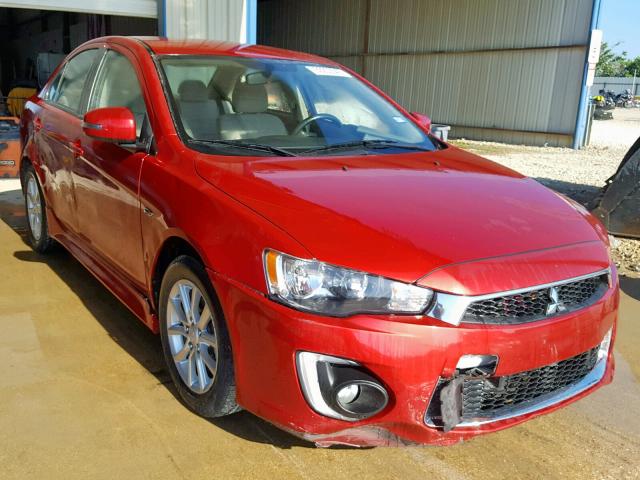 JA32U2FU9GU001474 - 2016 MITSUBISHI LANCER ES RED photo 1