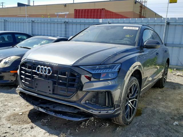 WA1FVAF14KD007752 - 2019 AUDI Q8 PRESTIG GRAY photo 2