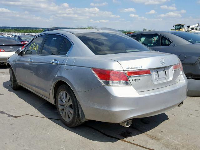 1HGCP3F8XCA025740 - 2012 HONDA ACCORD EXL SILVER photo 3