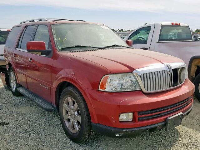 5LMFU27506LJ16259 - 2006 LINCOLN NAVIGATOR RED photo 1