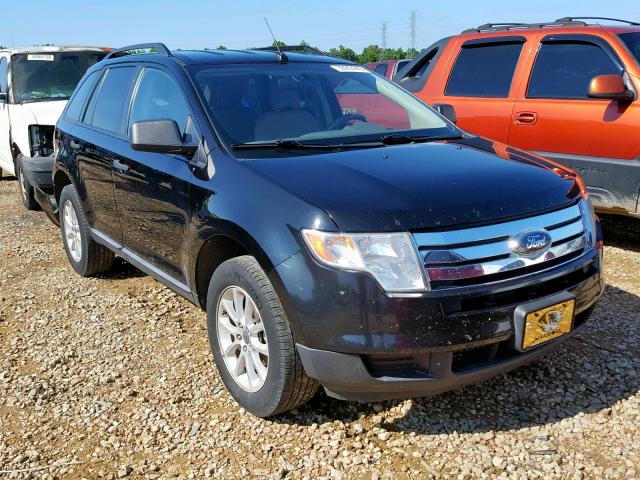 2FMDK36C78BA83544 - 2008 FORD EDGE SE BLACK photo 1