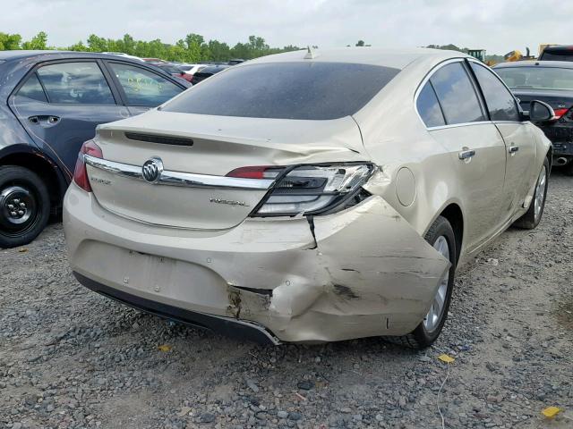 2G4GM5ER1E9241100 - 2014 BUICK REGAL PREM GOLD photo 4