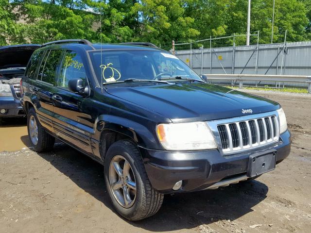 1J4GX58N94C127805 - 2004 JEEP GRAND CHER BLACK photo 1