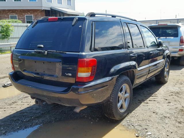 1J4GX58N94C127805 - 2004 JEEP GRAND CHER BLACK photo 4