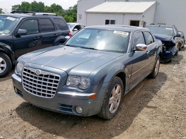 2C3KK63H96H149152 - 2006 CHRYSLER 300C BLUE photo 2