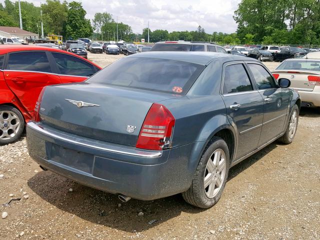 2C3KK63H96H149152 - 2006 CHRYSLER 300C BLUE photo 4