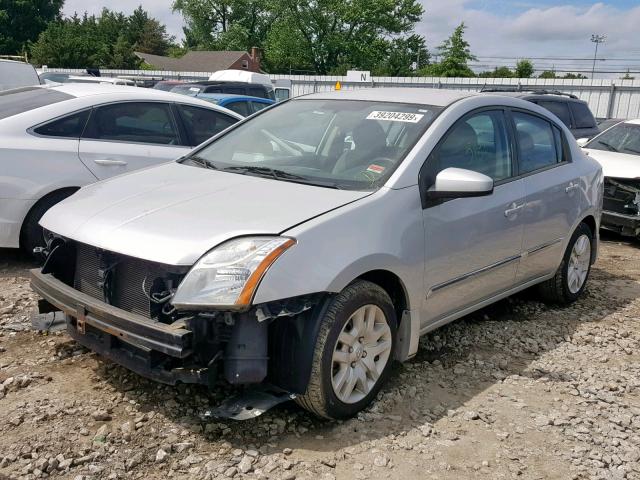 3N1AB6AP1CL703274 - 2012 NISSAN SENTRA 2.0 SILVER photo 2