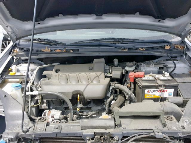 3N1AB6AP1CL703274 - 2012 NISSAN SENTRA 2.0 SILVER photo 7