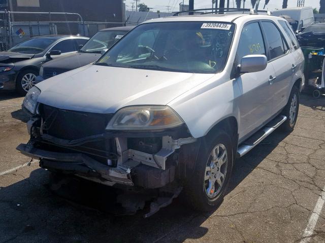 2HNYD18835H557957 - 2005 ACURA MDX TOURIN SILVER photo 2