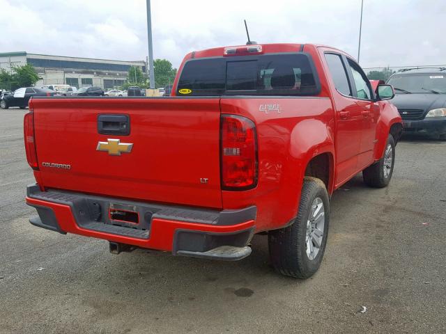 1GCGTCE3XG1103456 - 2016 CHEVROLET COLORADO L RED photo 4