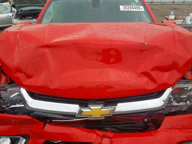 1GCGTCE3XG1103456 - 2016 CHEVROLET COLORADO L RED photo 7