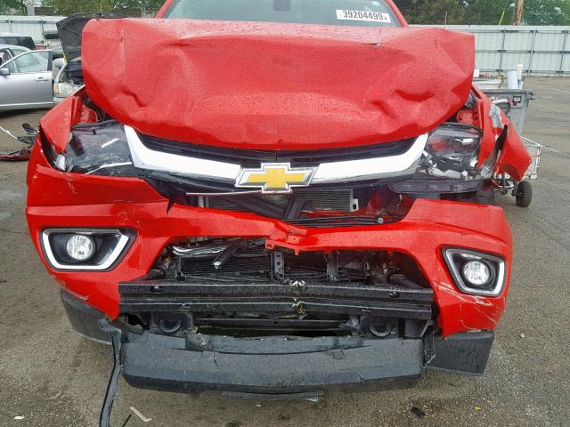 1GCGTCE3XG1103456 - 2016 CHEVROLET COLORADO L RED photo 9