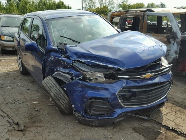 3GNCJKSBXHL187676 - 2017 CHEVROLET TRAX LS BLUE photo 1