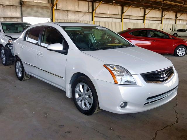 3N1AB6APXCL624993 - 2012 NISSAN SENTRA 2.0 WHITE photo 1