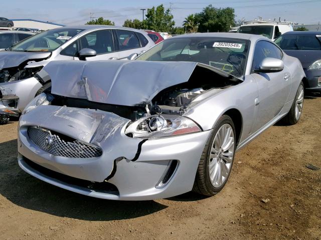 SAJWA4FB3BLB42565 - 2011 JAGUAR XK SILVER photo 2