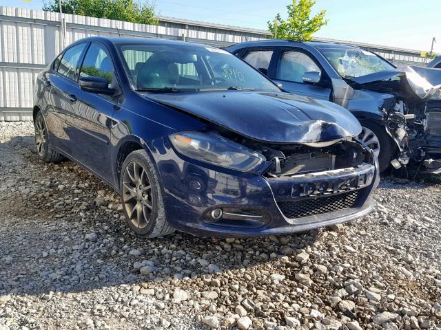 1C3CDFBA8DD338159 - 2013 DODGE DART SXT BLUE photo 1