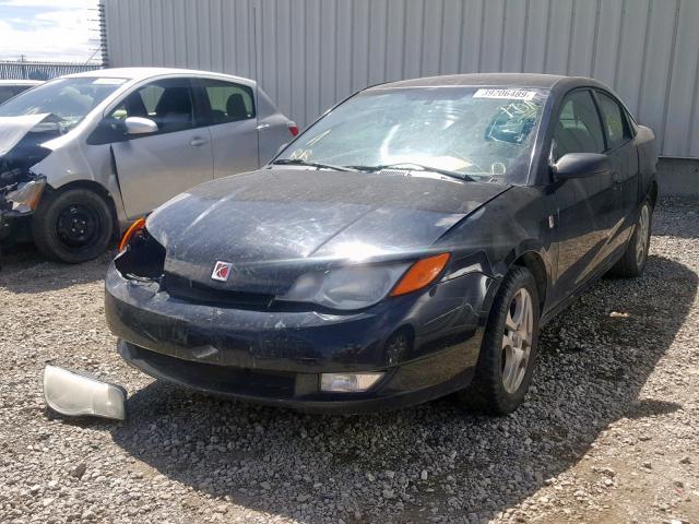 1G8AW12F54Z222085 - 2004 SATURN ION LEVEL BLACK photo 2
