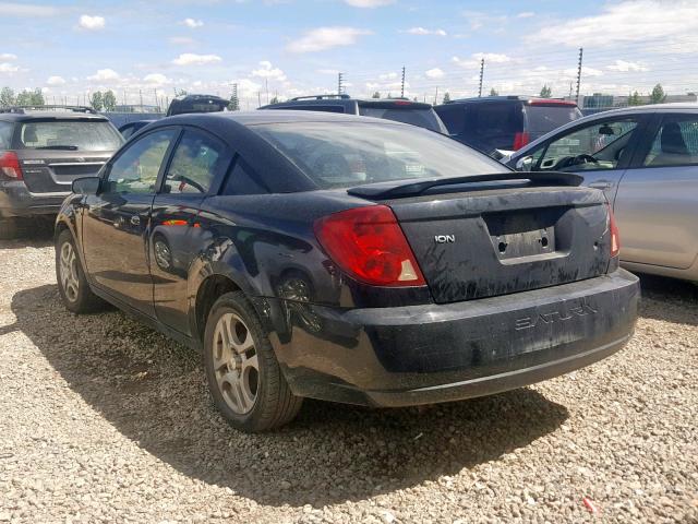 1G8AW12F54Z222085 - 2004 SATURN ION LEVEL BLACK photo 3