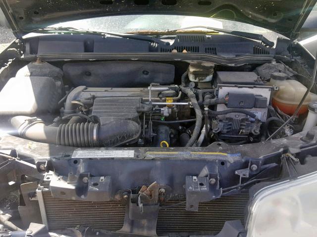 1G8AW12F54Z222085 - 2004 SATURN ION LEVEL BLACK photo 7