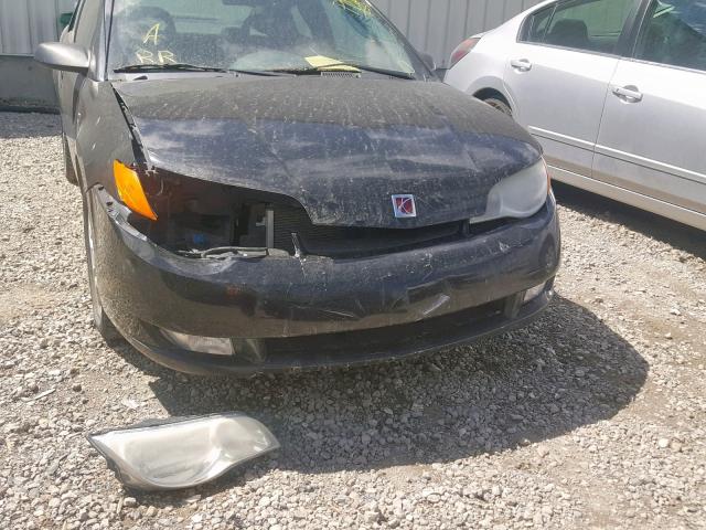 1G8AW12F54Z222085 - 2004 SATURN ION LEVEL BLACK photo 9