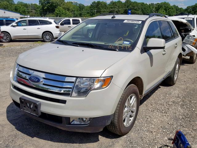 2FMDK38C67BB63395 - 2007 FORD EDGE SEL WHITE photo 2