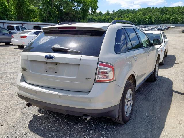 2FMDK38C67BB63395 - 2007 FORD EDGE SEL WHITE photo 4