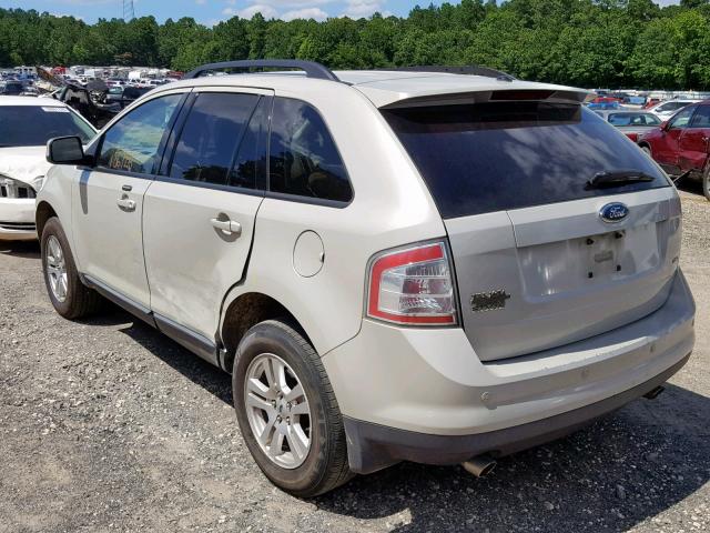 2FMDK38C67BB63395 - 2007 FORD EDGE SEL WHITE photo 9