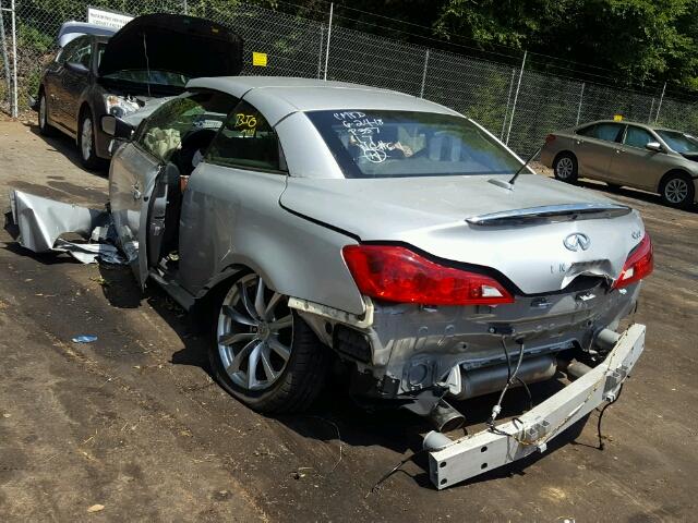 JN1CV6FE2EM902253 - 2014 INFINITI Q60 BASE SILVER photo 3