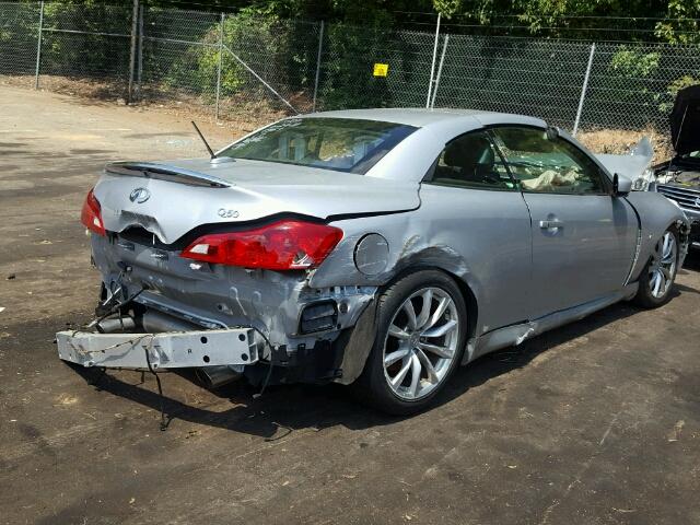 JN1CV6FE2EM902253 - 2014 INFINITI Q60 BASE SILVER photo 4