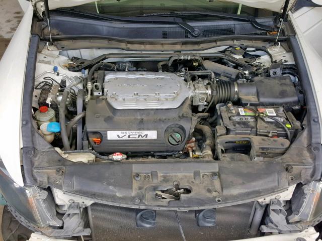 1HGCP3F82AA026992 - 2010 HONDA ACCORD EXL WHITE photo 7