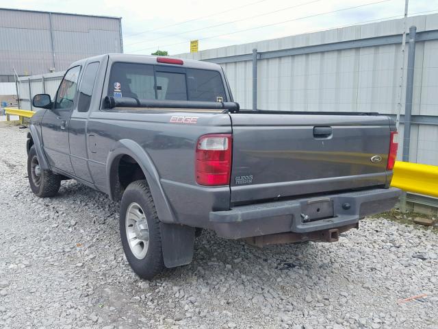 1FTYR44U14PA07548 - 2004 FORD RANGER SUP GRAY photo 3