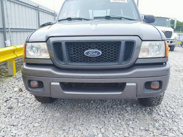 1FTYR44U14PA07548 - 2004 FORD RANGER SUP GRAY photo 9