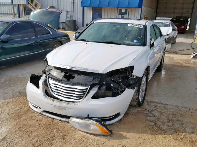 1C3CCBBG4DN678449 - 2013 CHRYSLER 200 TOURIN WHITE photo 2