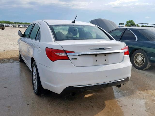 1C3CCBBG4DN678449 - 2013 CHRYSLER 200 TOURIN WHITE photo 3